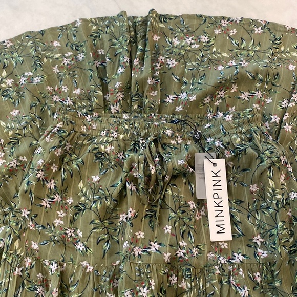 MINKPINK Dresses & Skirts - Minkpink Tully maxi skirt, green floral, nwt, sz medium